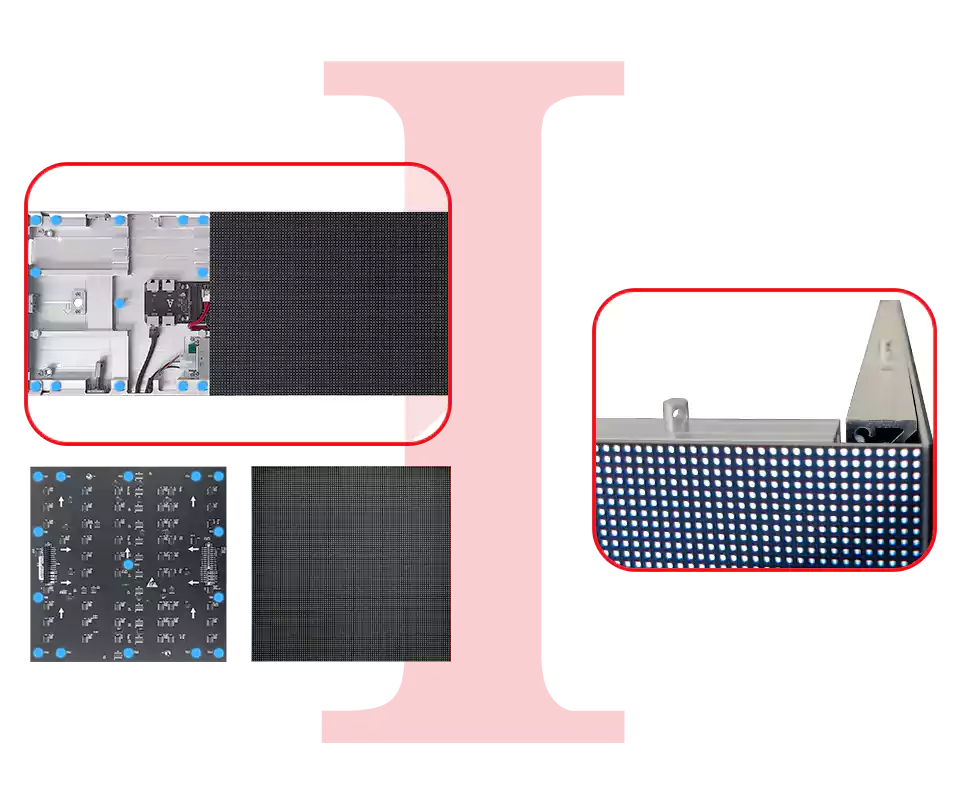 Quick installation-sws BAITRONICS RL-outdoor led video wall