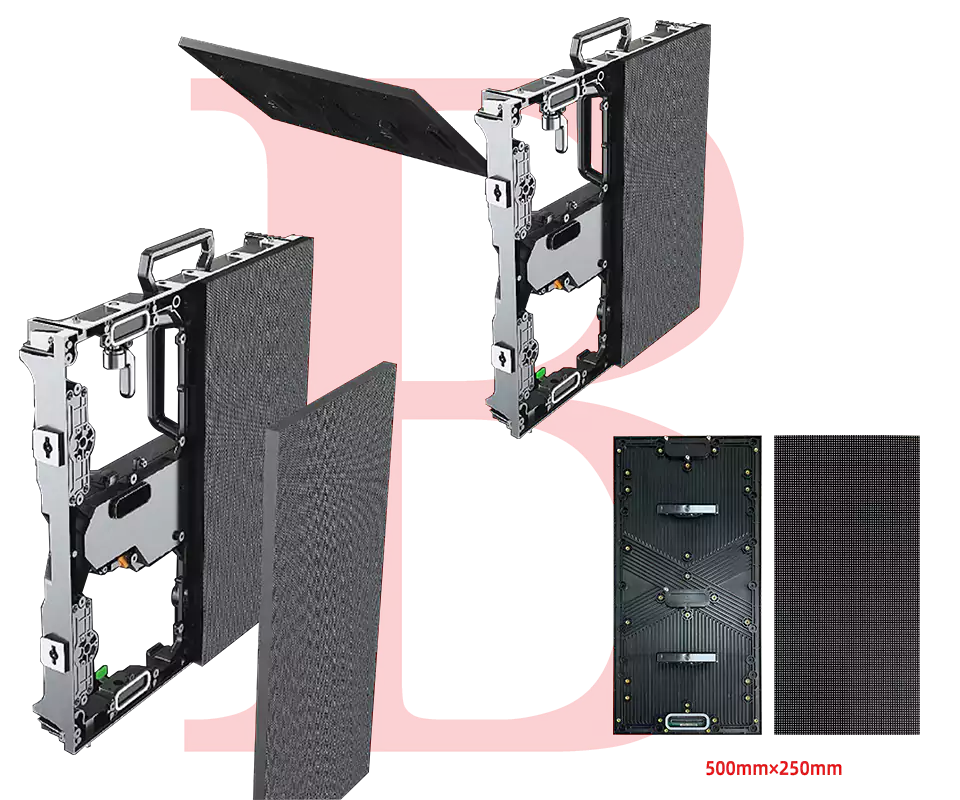 Multiple options for front and rear maintenance BAITRONICS RL-outdoor led video wall